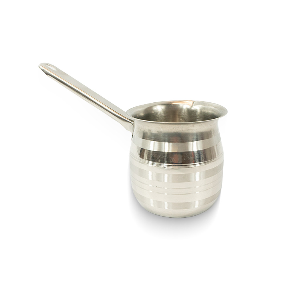 "Stainless Steel Turkish Coffee Pot Set- Large, 3 Pieces"