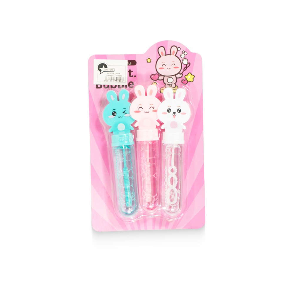 Bubble Wand Toy Set For Kids - 3 Pcs