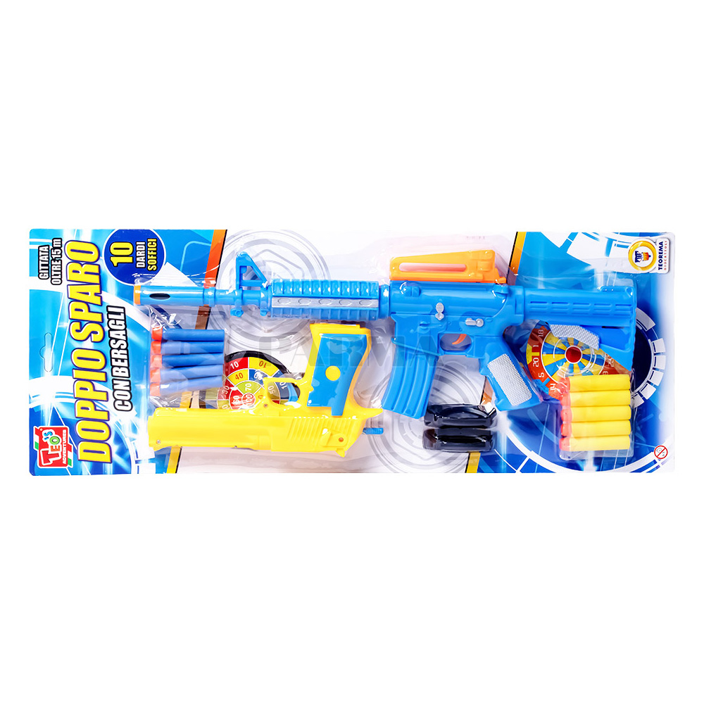 Soft Bullet Machine Gun and Pistol Toy Set