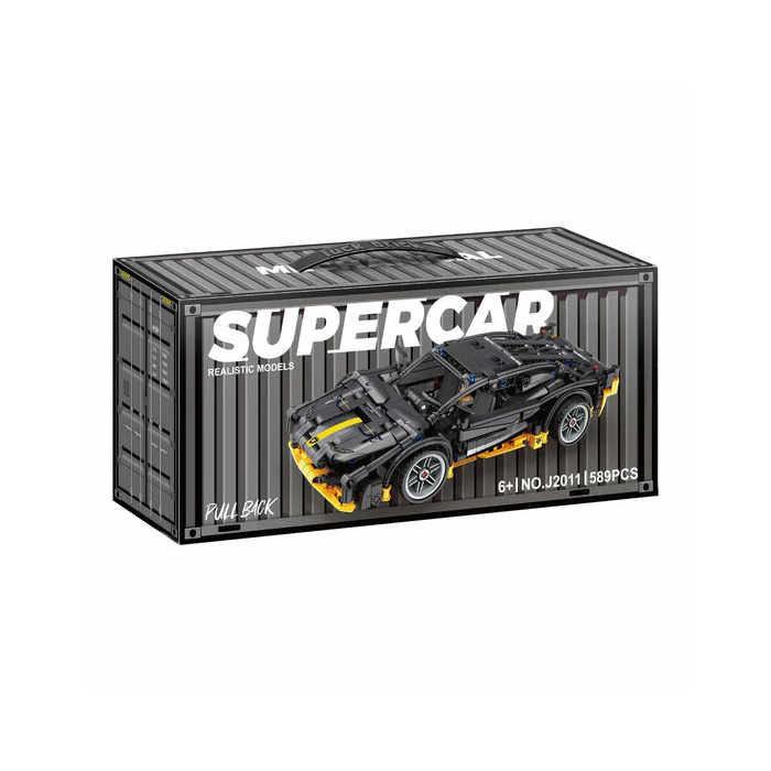 1:18 Supercar Building Blocks Model Kit- 589 Pieces