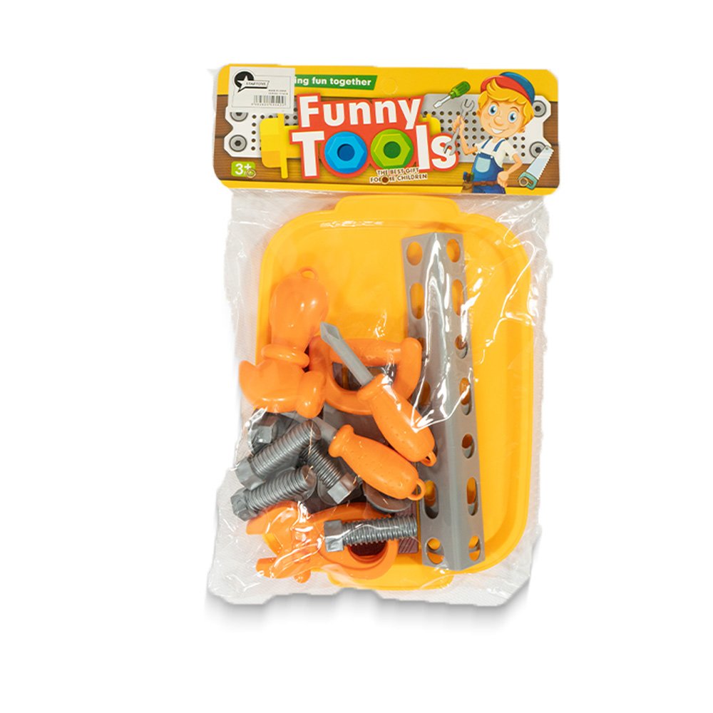 Plastic Pretend Play Tool Set- 18 Pieces