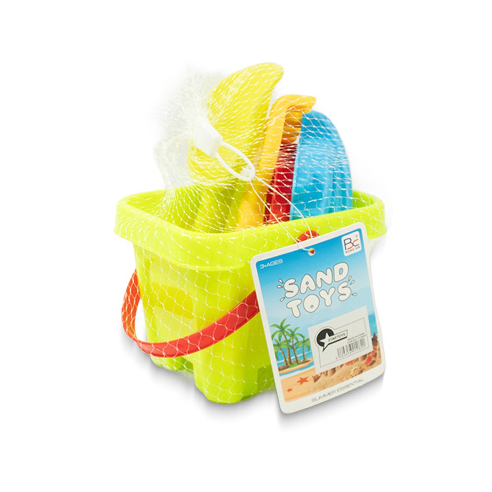 Happy Summer Sand Bucket Set- 5 Pieces