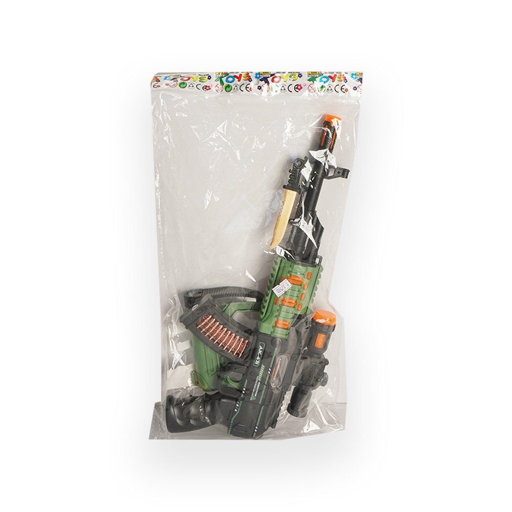 Pretend Play Toy Rifle Set With Detachable Parts