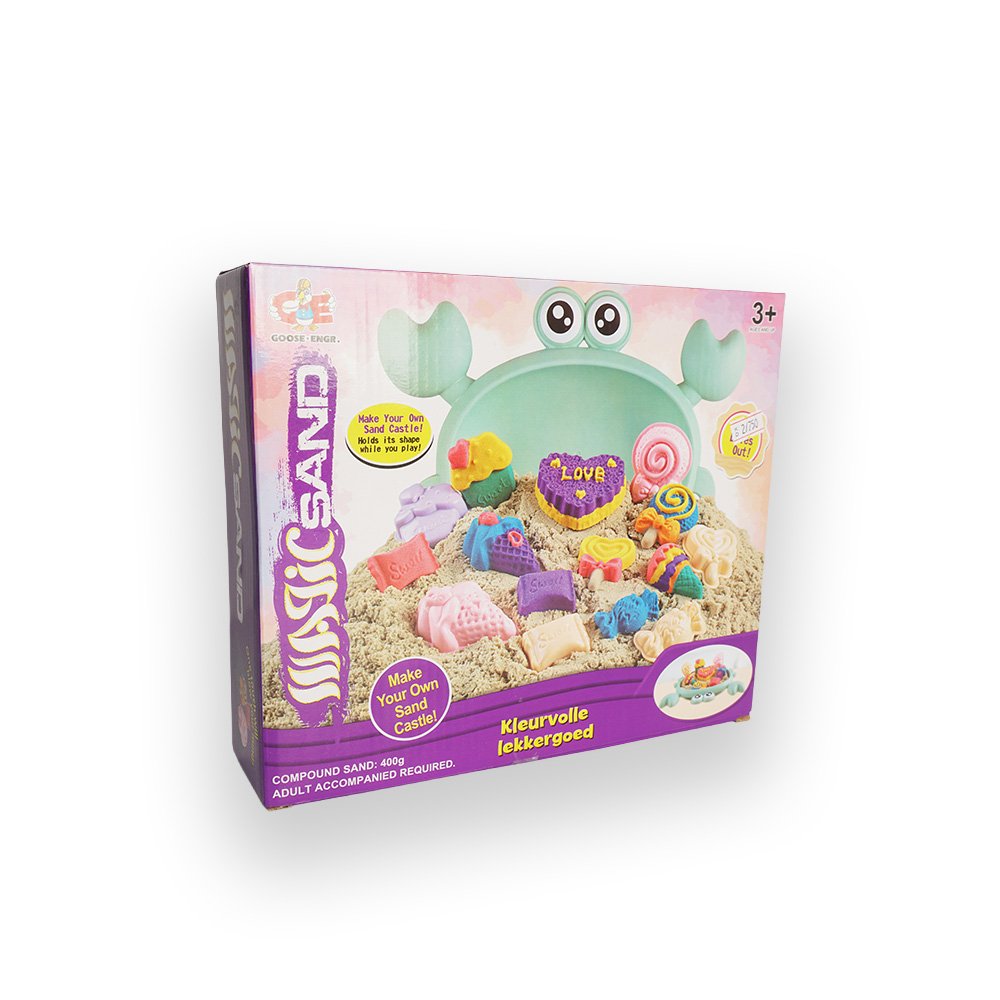 Magic Sand Dessert & Crab Sandbox Kit