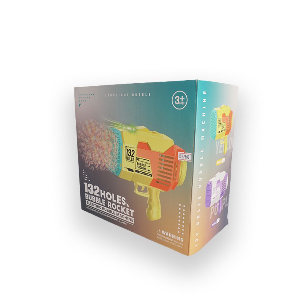 Bubble Rocket Electric Bubble Machine 132 Hole