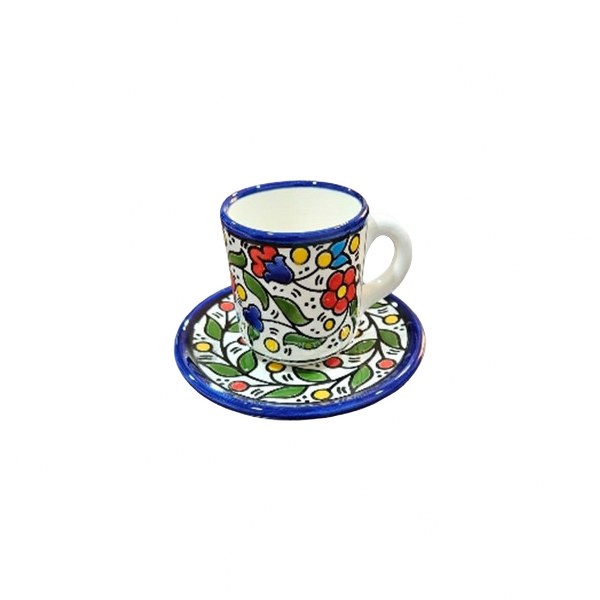 Cup and Saucer- Multicolor
