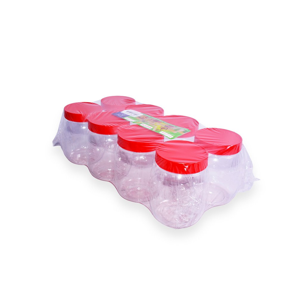 Clear Plastic Storage Jar 500ml