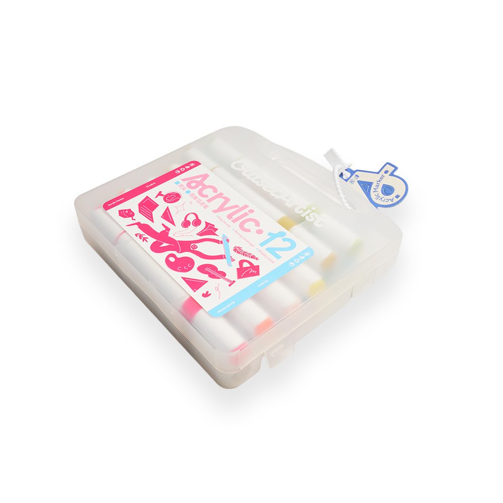 Artistic Acrylic Marker Set 12 Colors