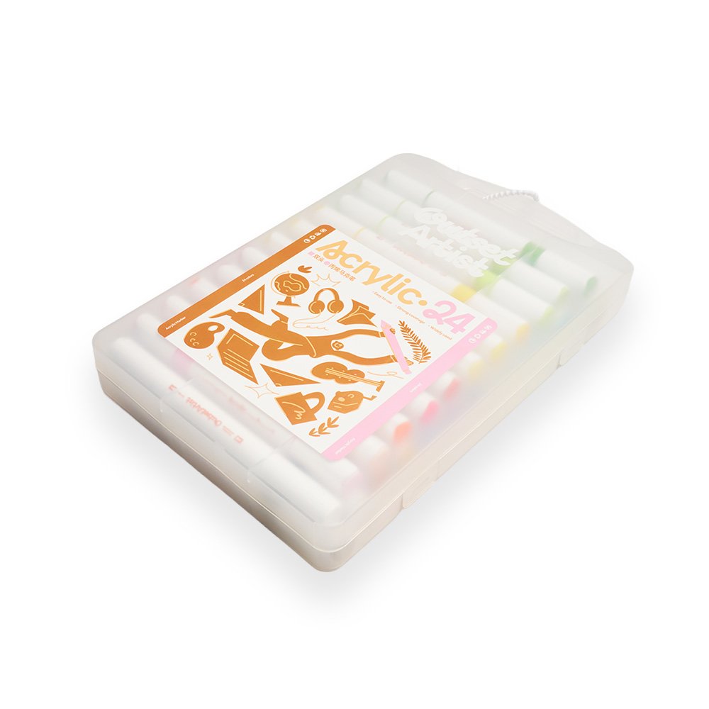 Artistic Acrylic Marker Set 24 Colors