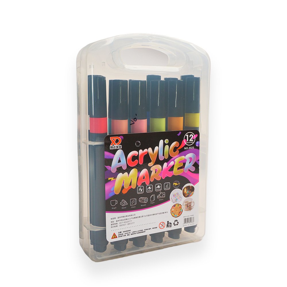 Graffiti Acrylic Marker Set 12 Colors