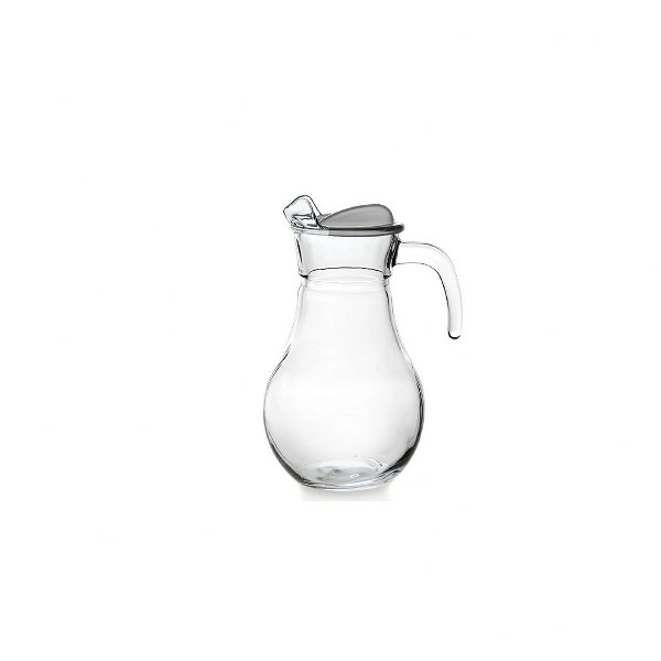Glass jar with cover-lid