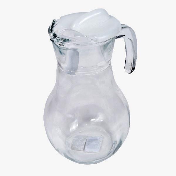 Glass jar with cover-lid