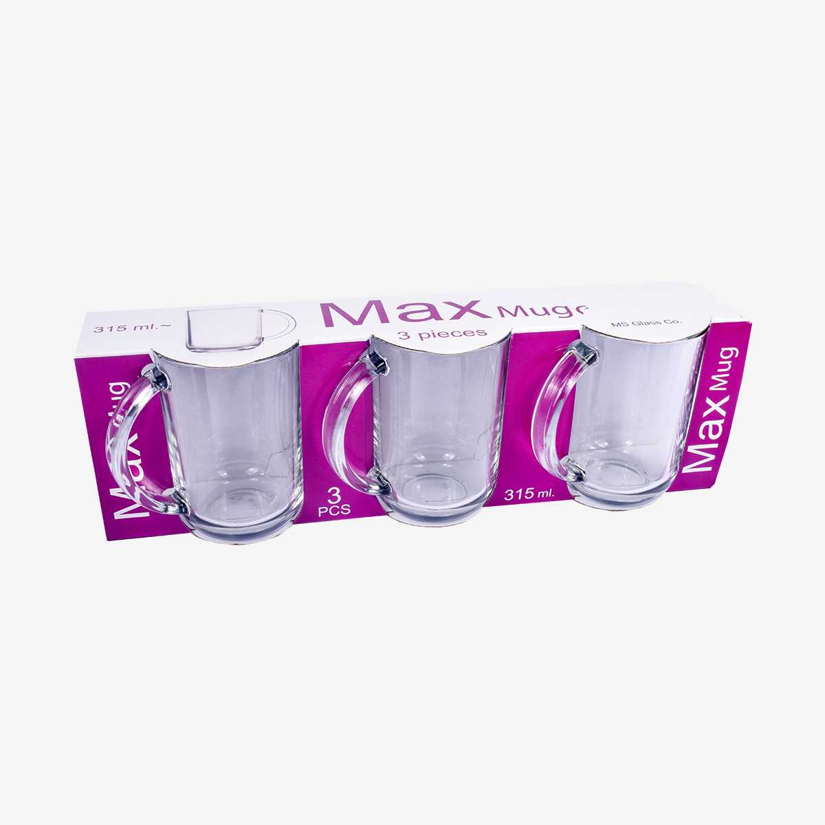 Max mug set 3pcs 315ml