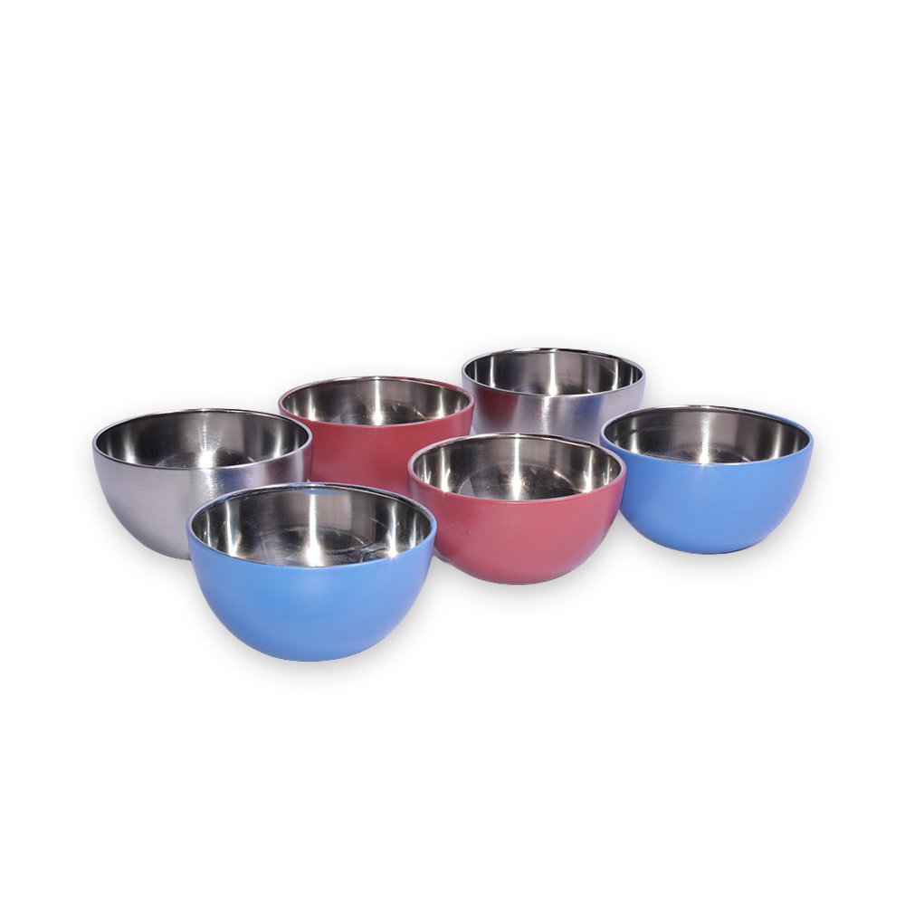 "Dessert Delight Colorful Bowls, 6 Pieces"