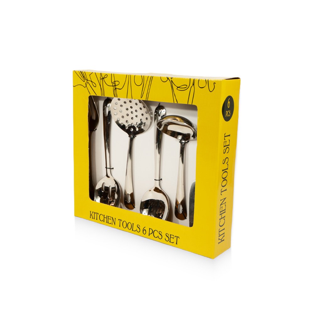 Stainless Steel Serving Set- 6 Pieces
