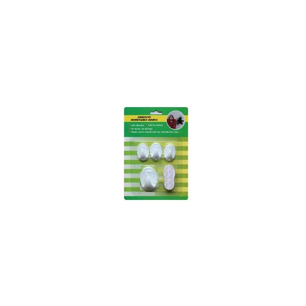 Plastic door hook 4pcs small 3.5*2.3cm