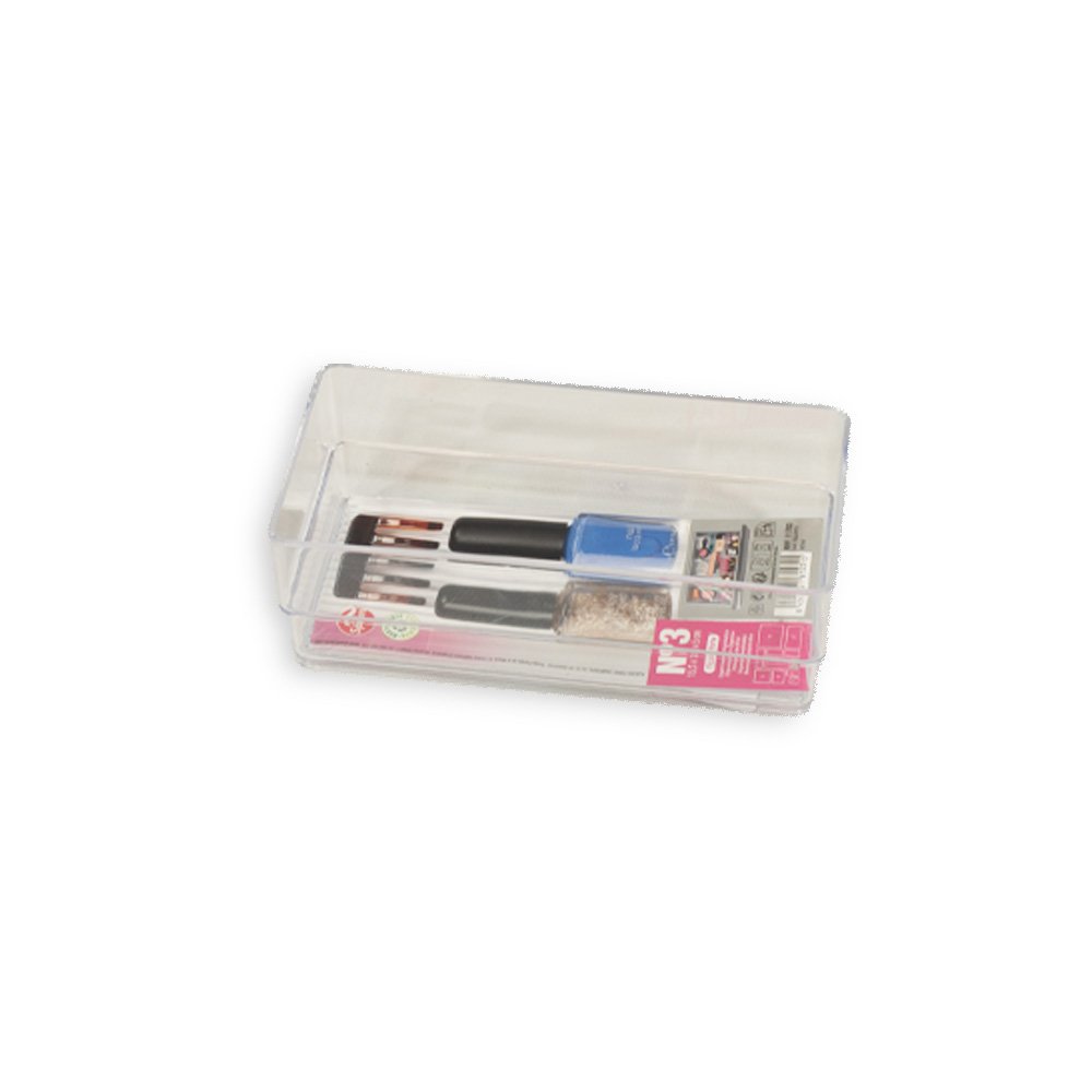 Plastic Forte Transparent Storage Tray- No.03
