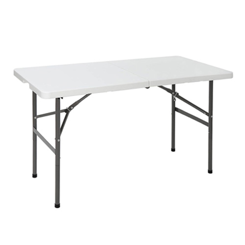 "Plastic Foldable Table- White, 180x75x74cm"