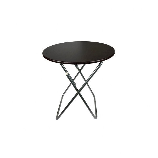 Wooden round table 100*100*70cm brown