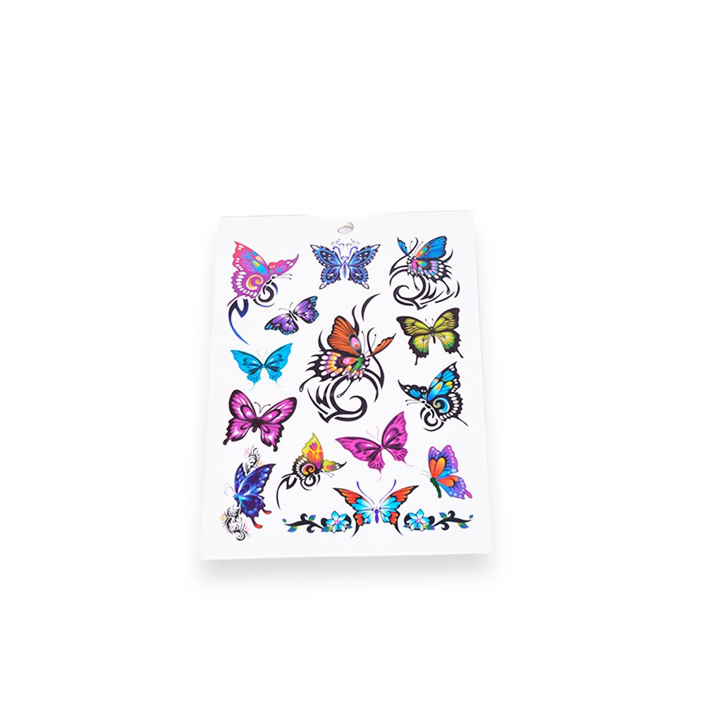 Removable Tattoo Stickers- 12x7.5cm- 6 Pieces