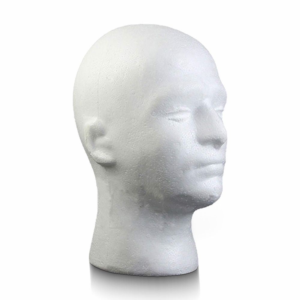 Foam Mannequin Male Head- 28cm