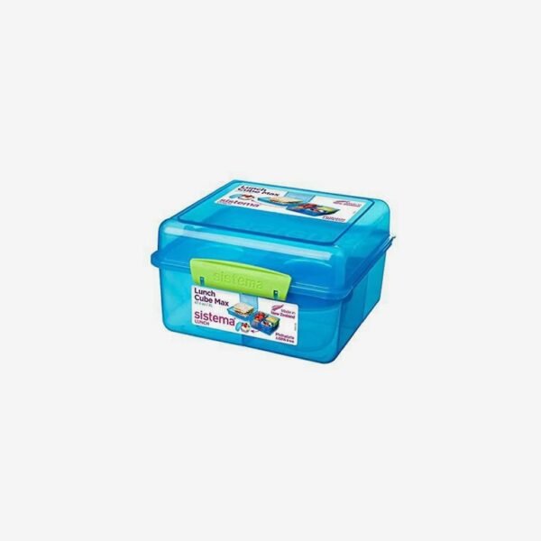 Sistema Lunch Cube Box With Yogurt Container ? Green