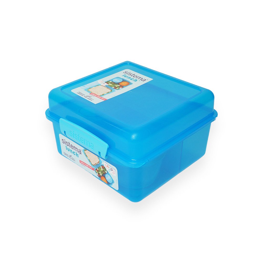 Sistema Lunch Cube Box With Yogurt Container ? Green