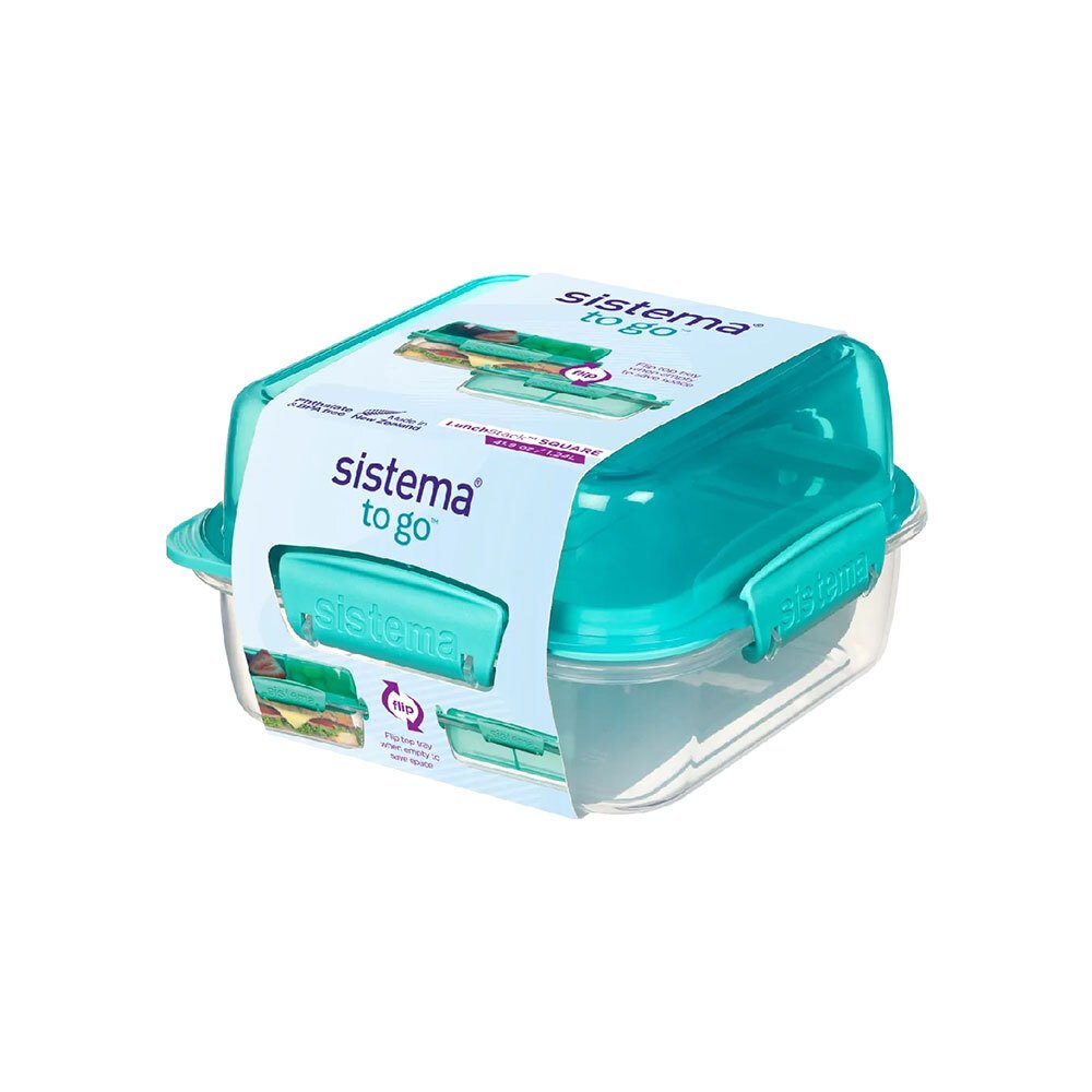 Sistema To Go Lunch Stack  Square 1.45L