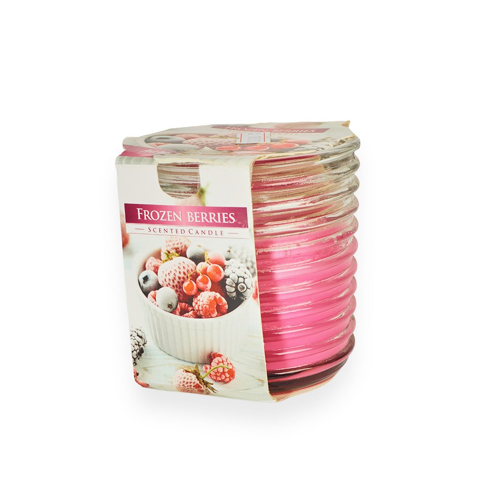 "Frozen Berries Scented Candle, Pink"