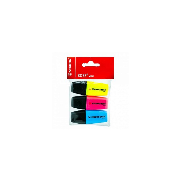 Stabilo Boss Mini  Highlighter  3 pcs