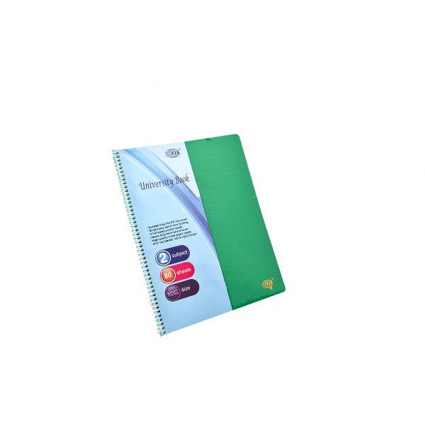 2 SUB BOOK 80SHTS RED 8.5*11
