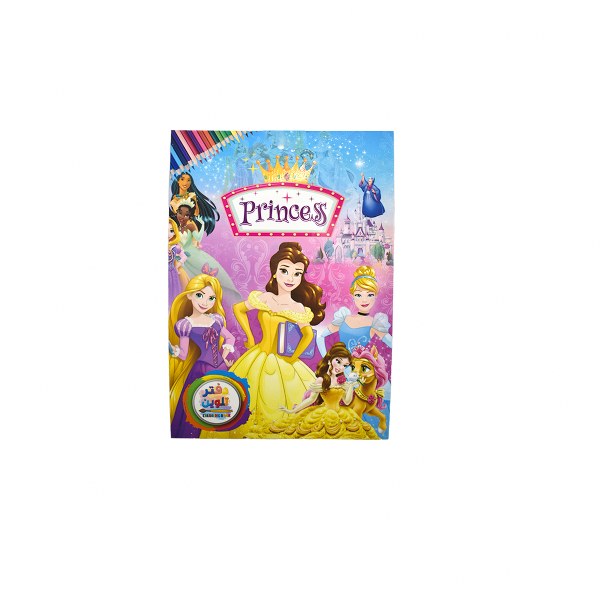 COLORING BOOK 16PAGES PRINCESS