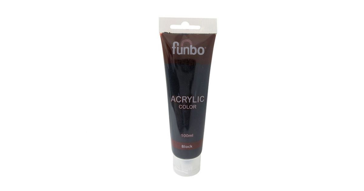 Funbo Acrylic Tube  51 Black 100Ml