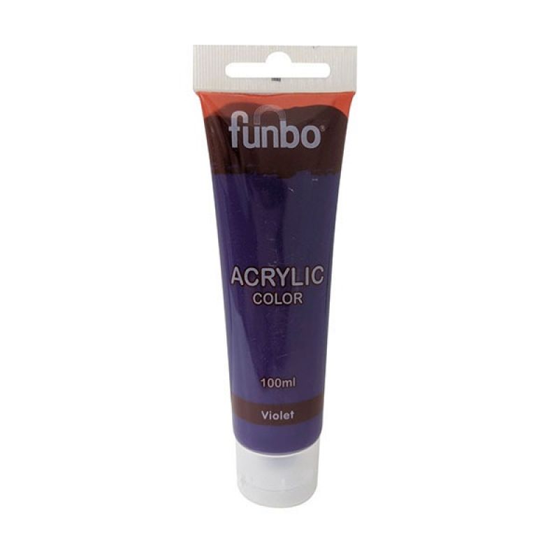 Funbo Acrylic Tube  91 Violet 100Ml