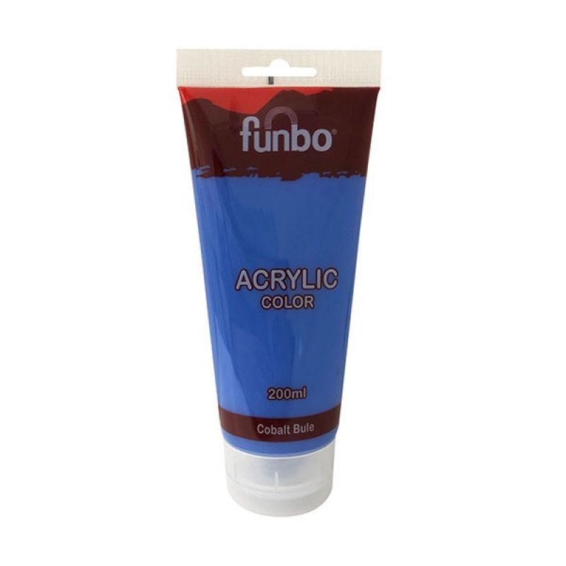 Funbo Acrylic Tube  38 Cobalt Blue 200Ml