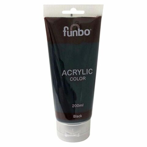 Funbo Acrylic Tube  51 Black 200Ml