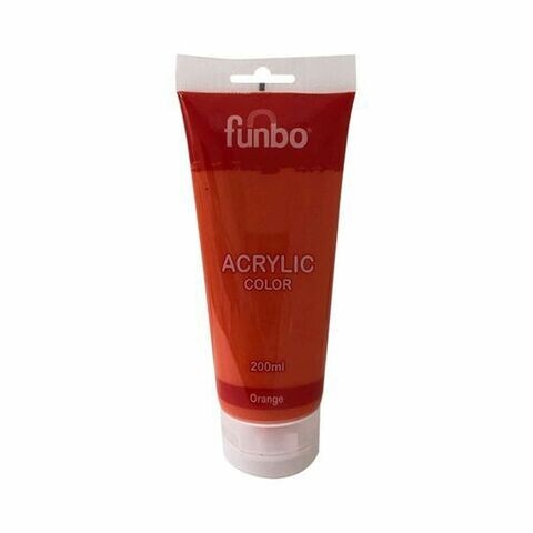 Funbo Acrylic Tube  313 Orange 200Ml