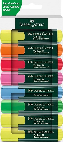 Faber Castell Highlighter Pastel Wallet- 8Pcs