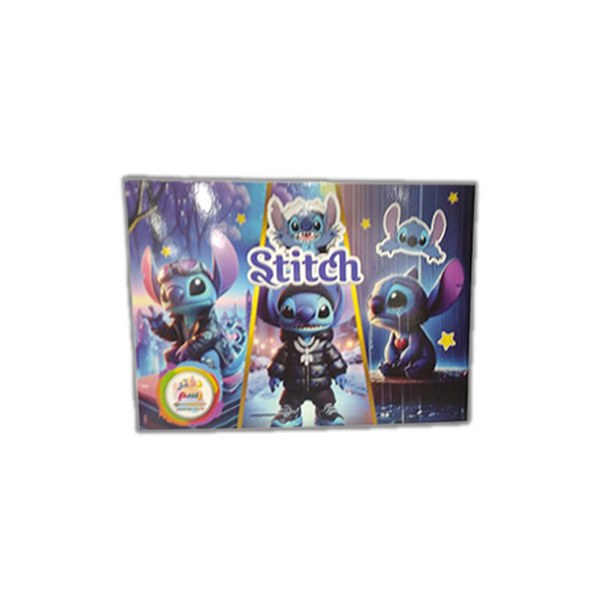 "Stitch Drawing Book- A4 Size, 12 Sheets"