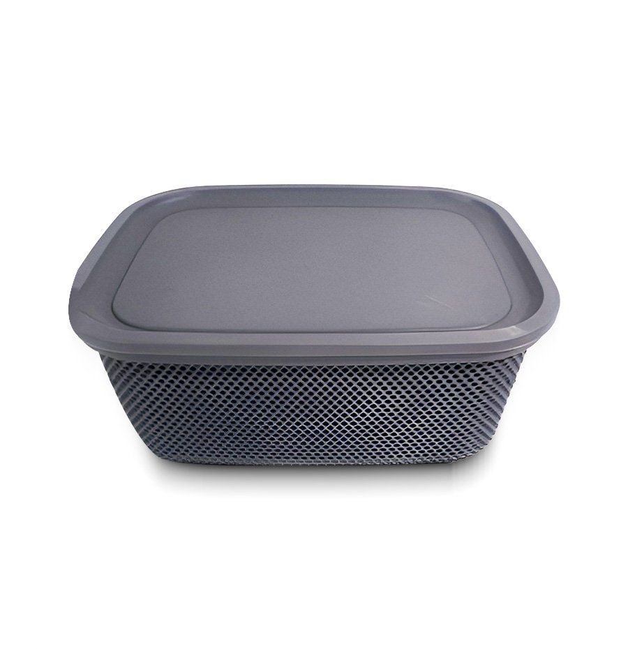 Hobby Life Plastic Storage Basket with Lid- 12 Liters