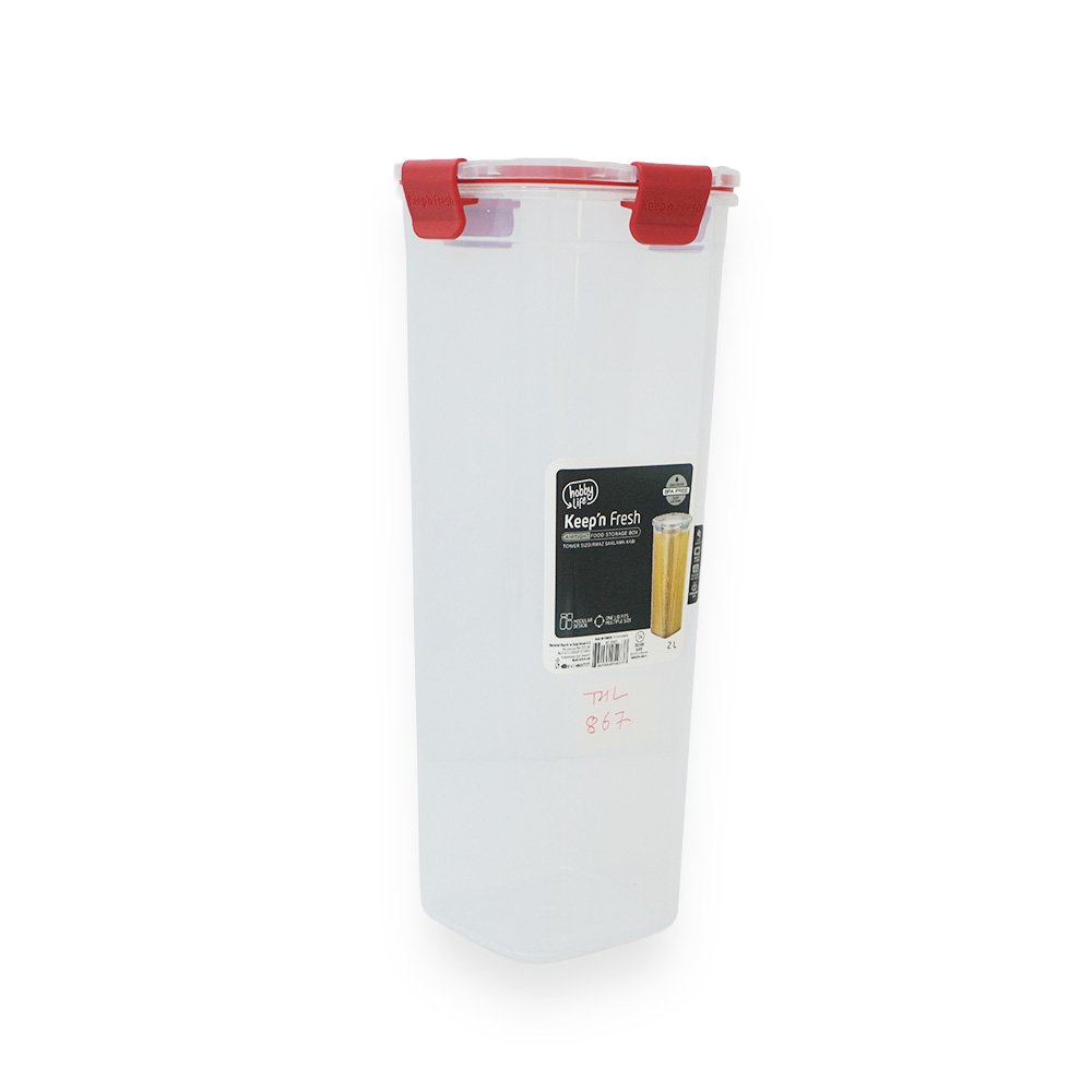 "Addis Keepn Fresh Tall Container, Red"
