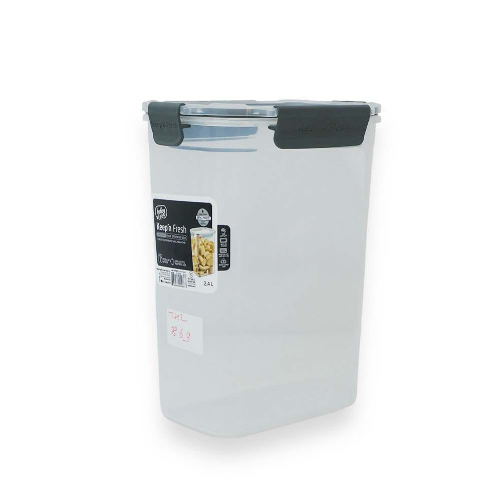 "Hobby Life Clear Airtight Storage Container, 2.4L"