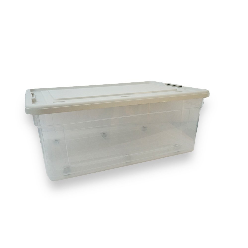 Storage Crate with Lid 60 Liters