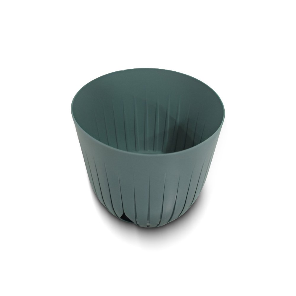 Line Round Plant Pot- No.1, 1.1 Liters