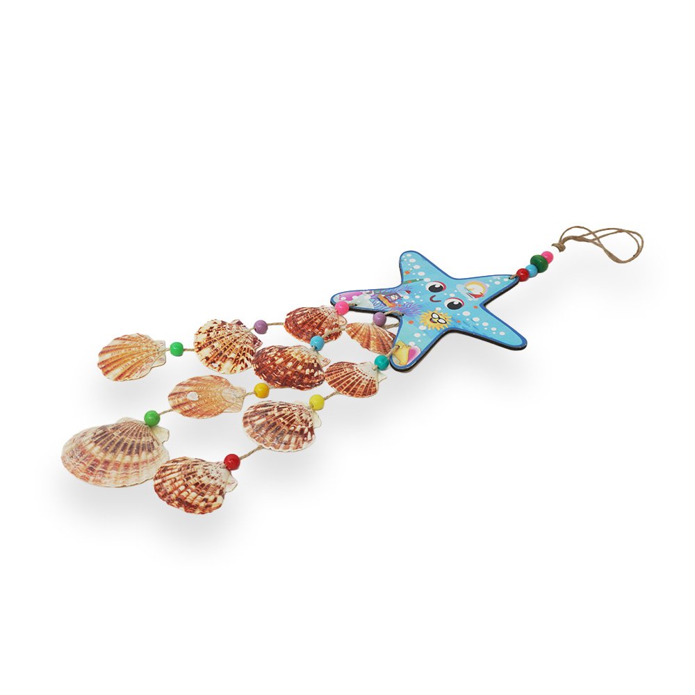 Handmade Decorative Starfish Seashell Wind Chime
