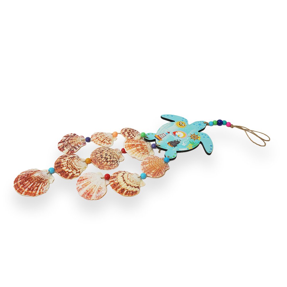 Handmade Decorative Turtle Seashell Wind Chime