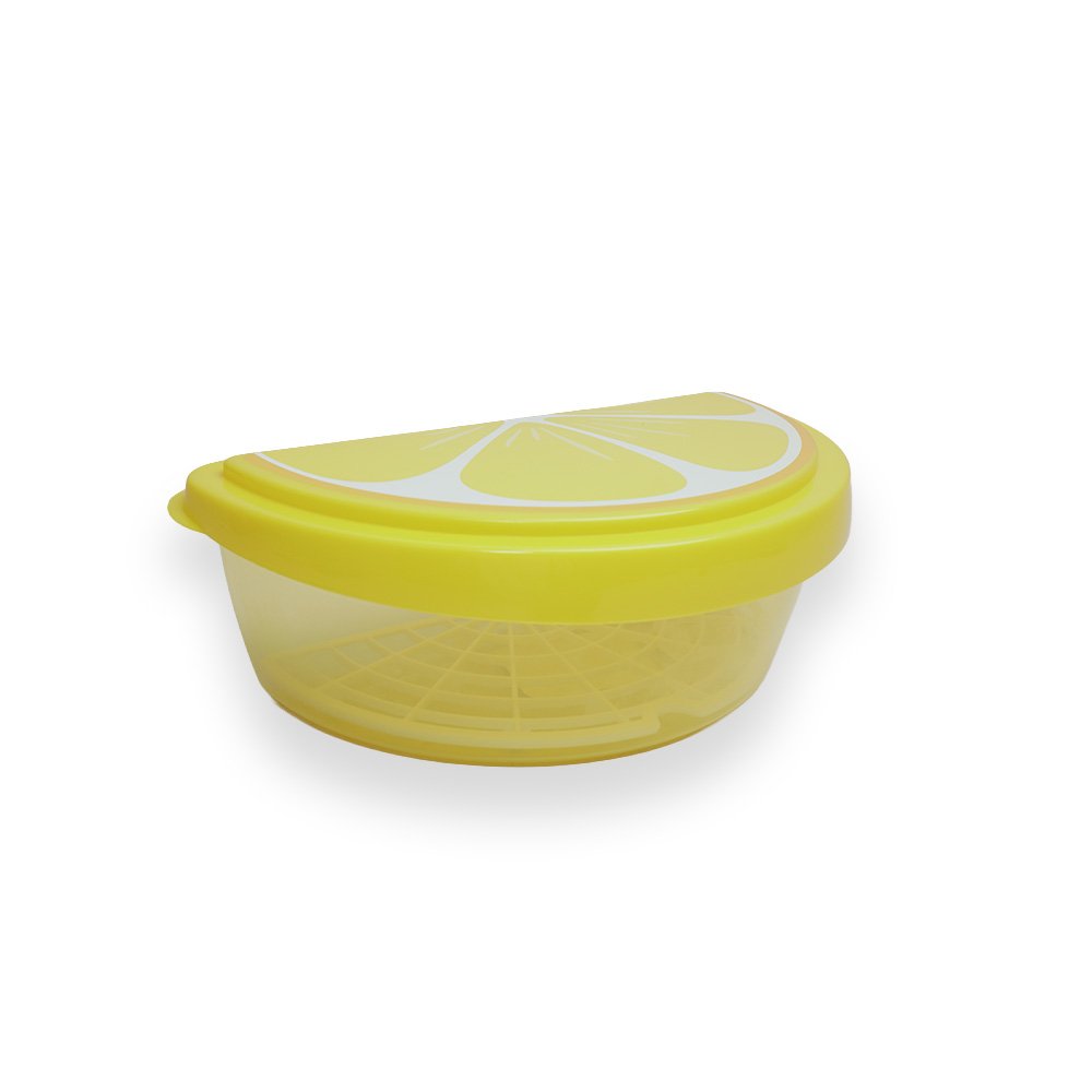 "Lemon Design Lunch Box, Yellow"