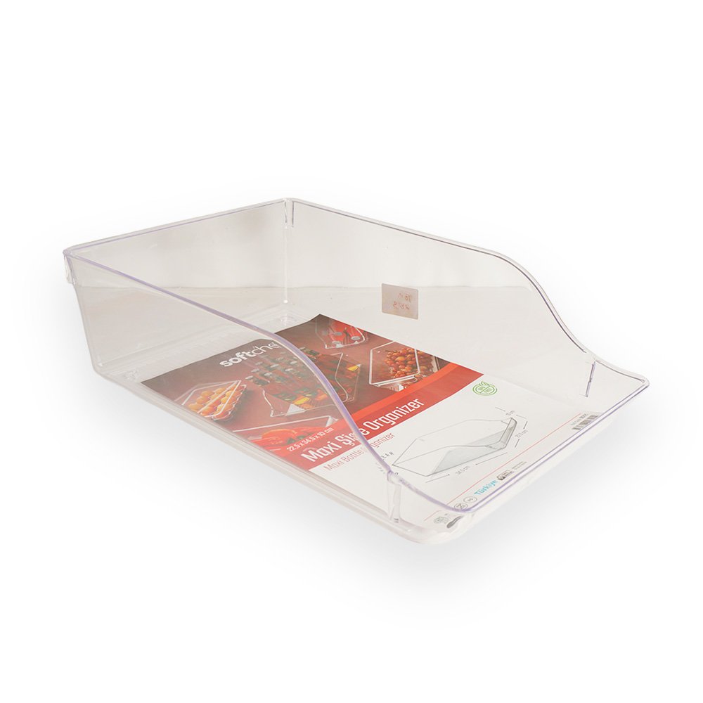 Softchef Clear Wide Multipurpose Organizer Bin