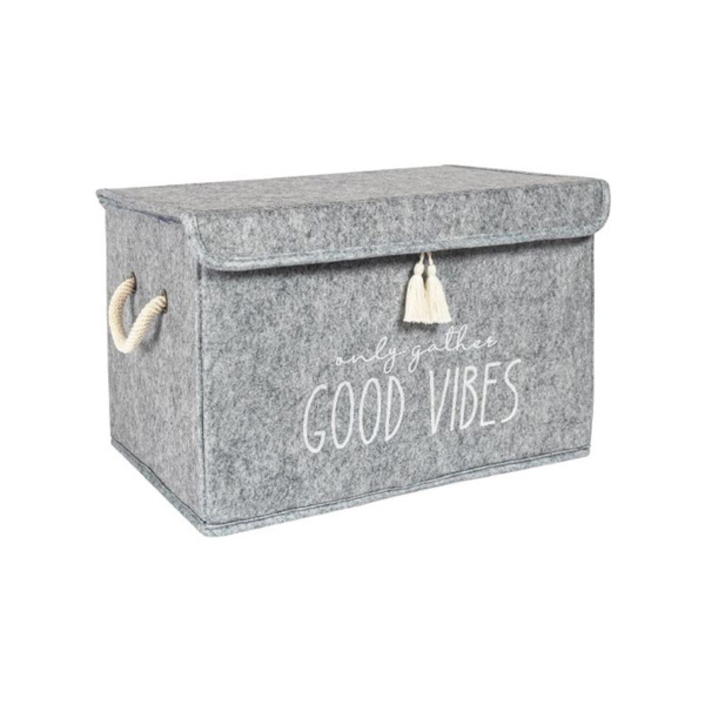 "Alas Home Mini Storage Box- Grey, 555x40x30cm"