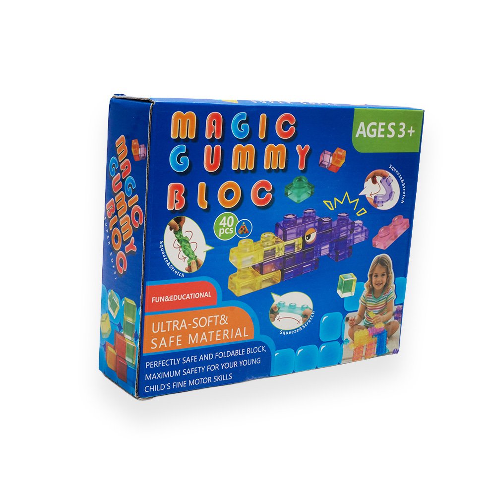 Magic Gummy Bloc Building Set 40 Pieces